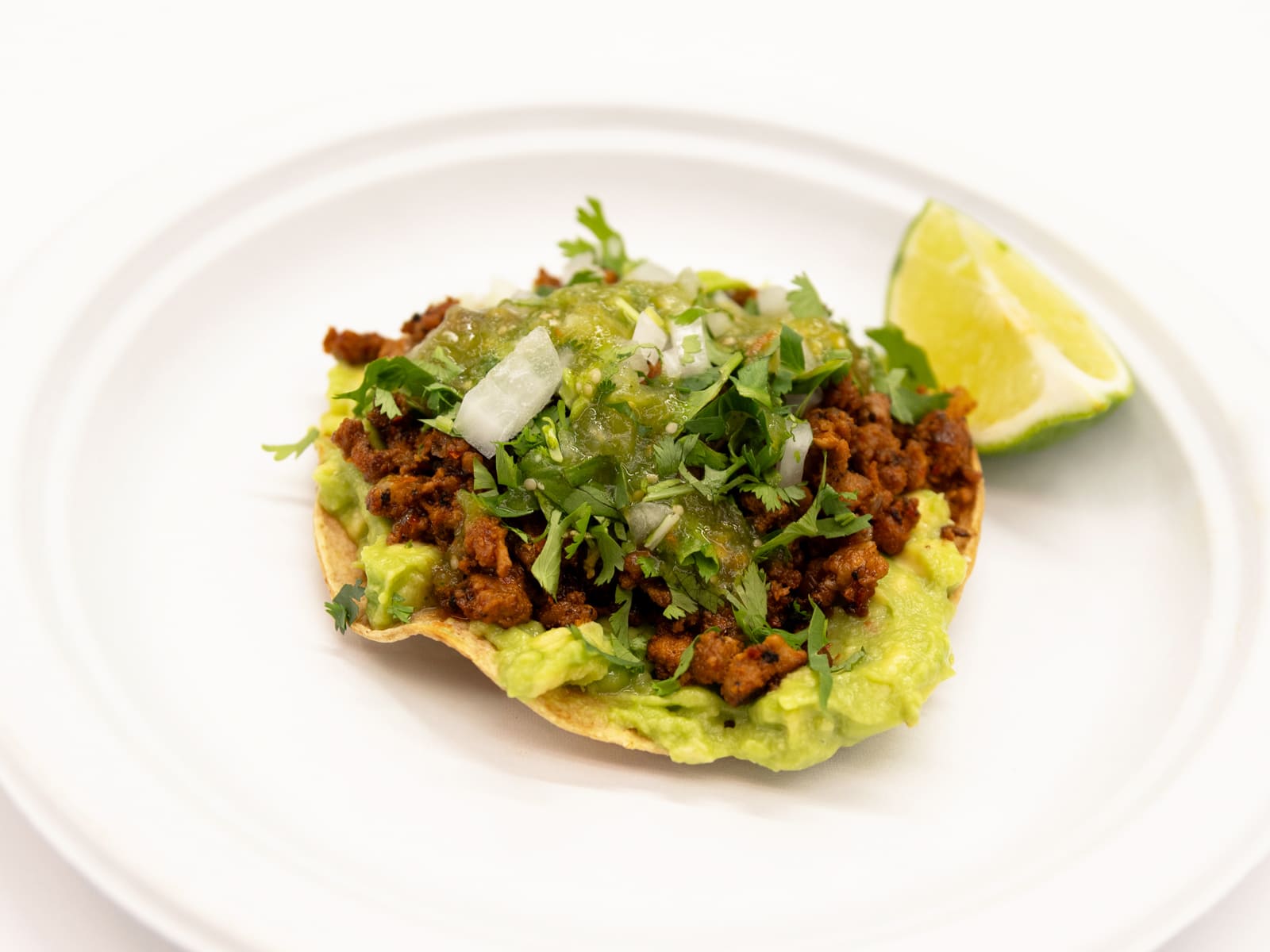 Tostada Chorizo
